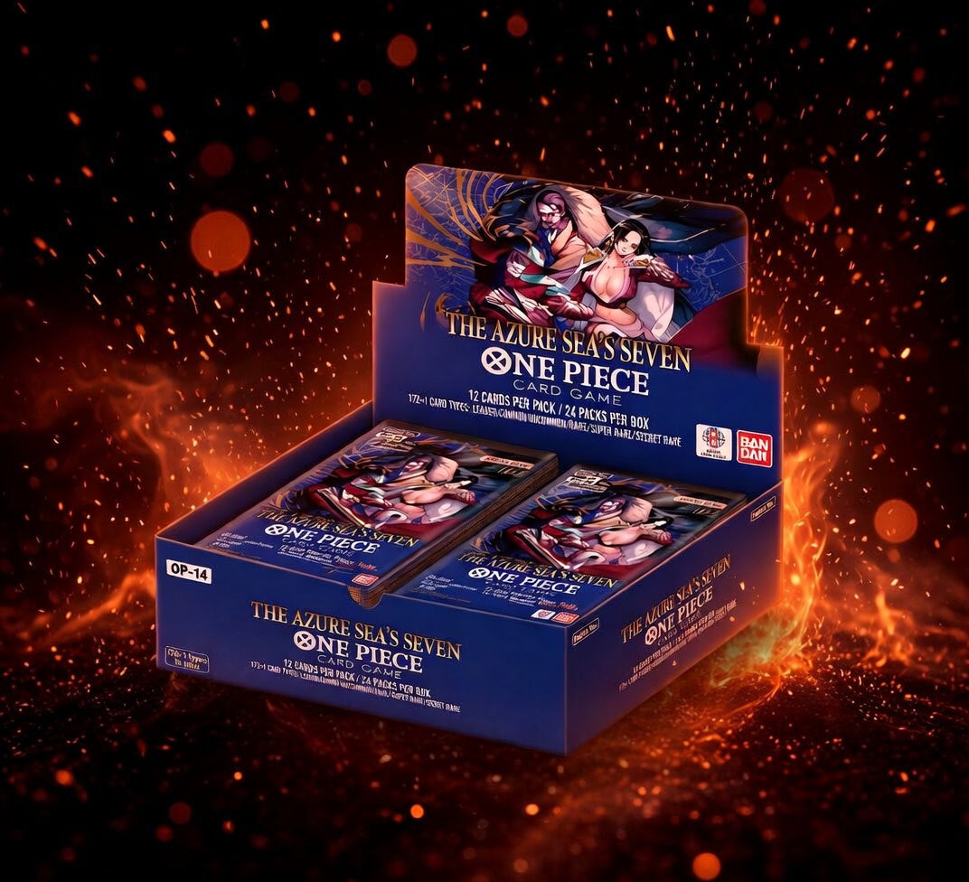 One Piece Card Game OP-14 The Azure Sea’s Seven Booster Box