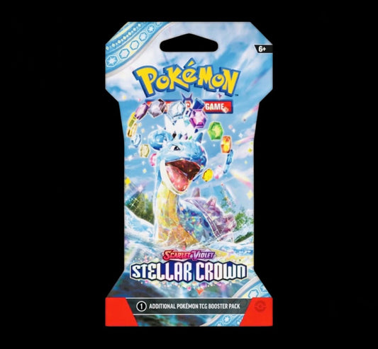 Pokemon TCG: Scarlet and Violet Stellar Crown Booster Pack Sleeved